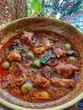 Rendang Ayam Campur Terung