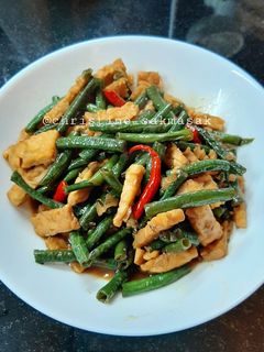 Foto resep Tumis Kacang Panjang Tempe