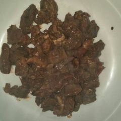 A picture of Wet fry beef.
