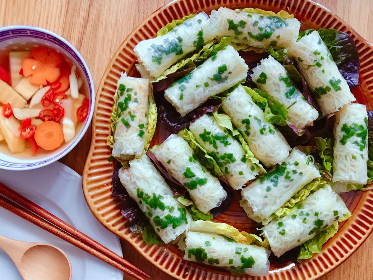 Bánh Hỏi Cuốn Tôm Rim