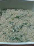 Risotto a la rúcula
