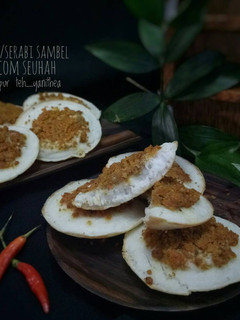 Foto resep Sorabi/Serabi Sambel Oncom Seuhah (#pr_olahantepungberas)