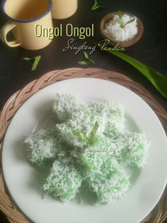 Foto resep Ongol Ongol Singkong Pandan