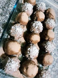 صورة لوصفة كرات الشوكلاته الهشه soft chocolate balls