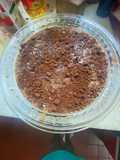 Postre helado con chocolinas