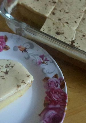 صورة لوصفة كيكه بالصوص الابيض
