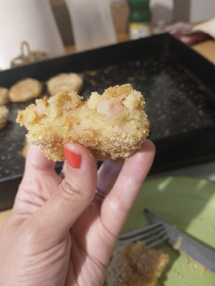 Una foto de Croquetas de papa con sobras de puré 🥔