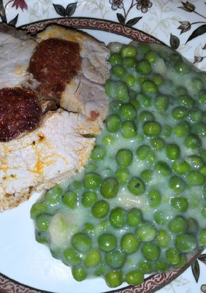 Kolbásszal áthúzott karaj recept fotója