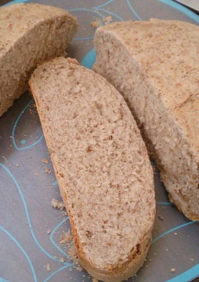 Una foto de Pan de cerveza negra y 2 harinas (Olla de cocción lenta-CrockPot-SlowCooker)