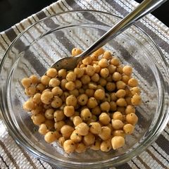 A picture of Stupid Simple Marinated Chickpeas.