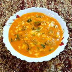 A picture of Corn Capsicum Masala.