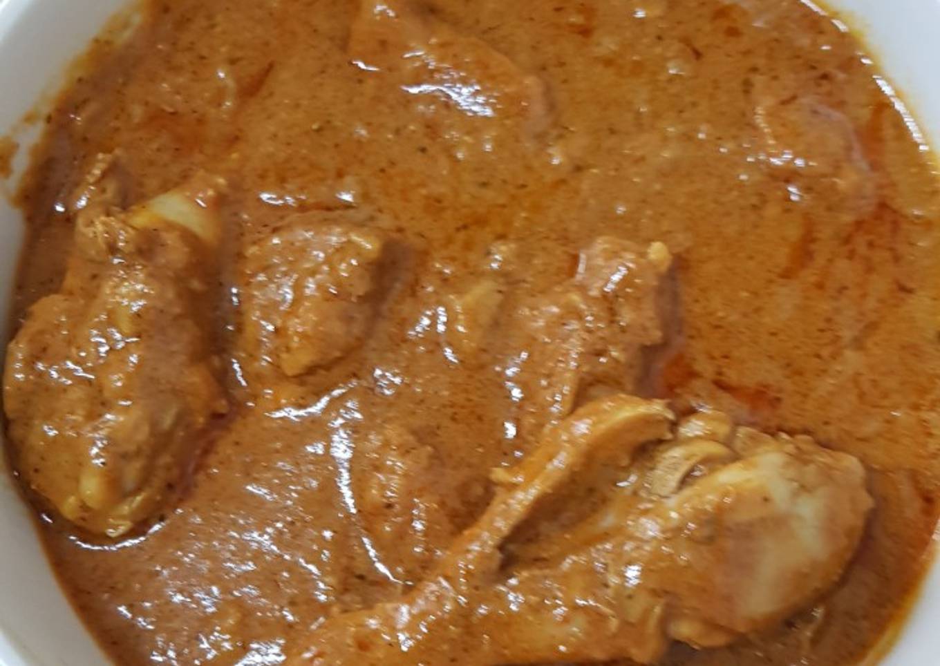 Mustard sauce chicken curry