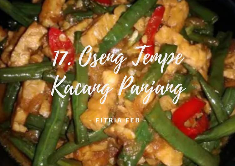 17. Oseng Tempe Kacang Panjang