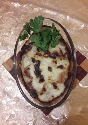 صورة لوصفة غراتان البطاطا والبيشاميل