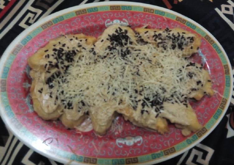 Pisang Goreng Keju Coklat Tiramisu