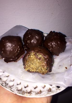 Una foto de Bombones fáciles veganos