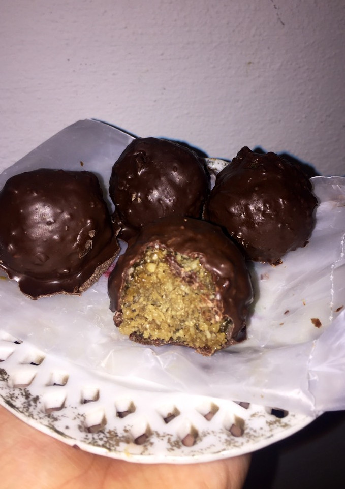 Una foto de Bombones fáciles veganos