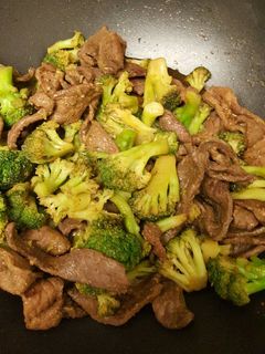 A picture of Homemade Beef and Broccoli.