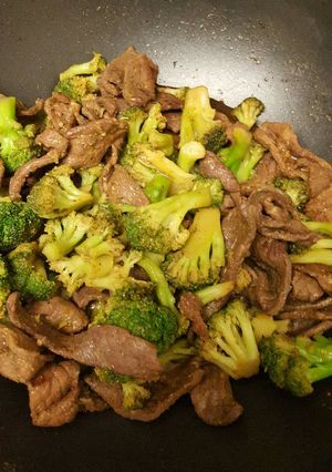 A picture of Homemade Beef and Broccoli.