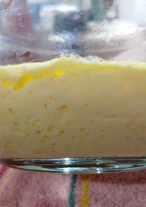 Una foto de Flan light al microondas