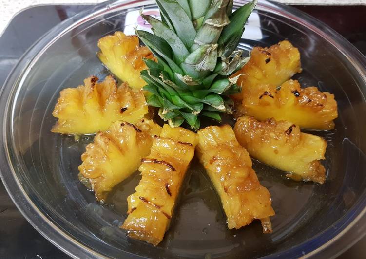 My Caramel & Rum flavoured pineapple Dessert ๐