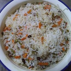 A picture of Mix veg fried rice.