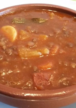 Foto principal de Lentejas cremosas con chorizo