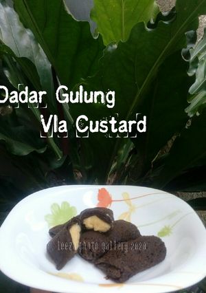 Foto resep Dadar Gulung Coklat Vla Custard
