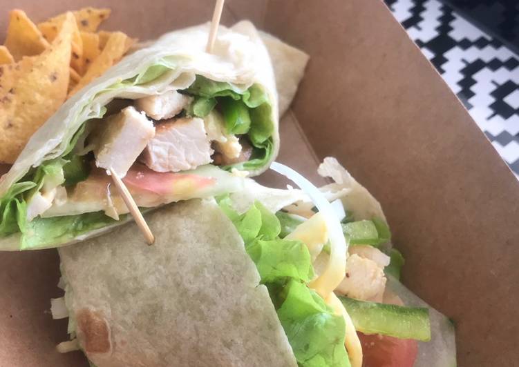 Wrap pollo Receta de La Anfitriona Cookpad