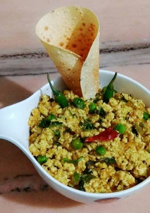 A picture of Paneer bhurji.