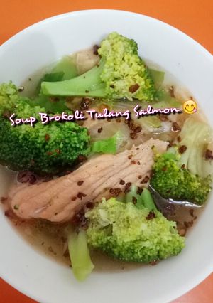 Foto resep Soup Brokoli Tulang Salmon