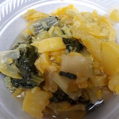 A picture of Squash and Bok Choy.