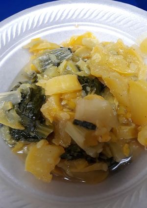 A picture of Squash and Bok Choy.