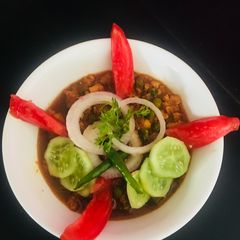 A picture of Chicken Peas Keema.