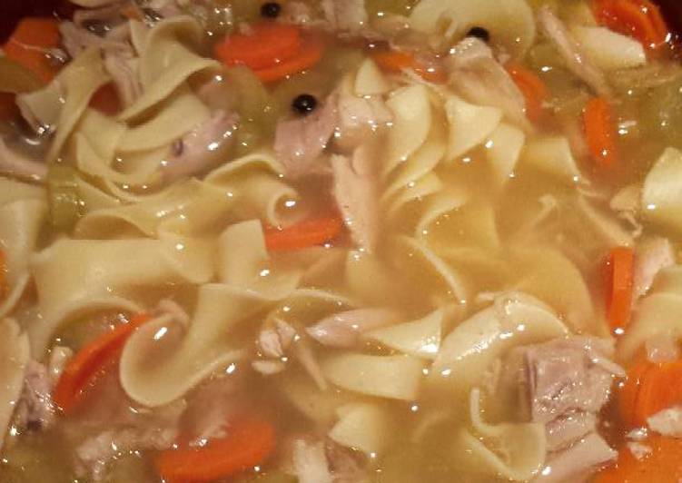 Simple Way to Prepare Ultimate Scratch made Chicken Noodle Soup