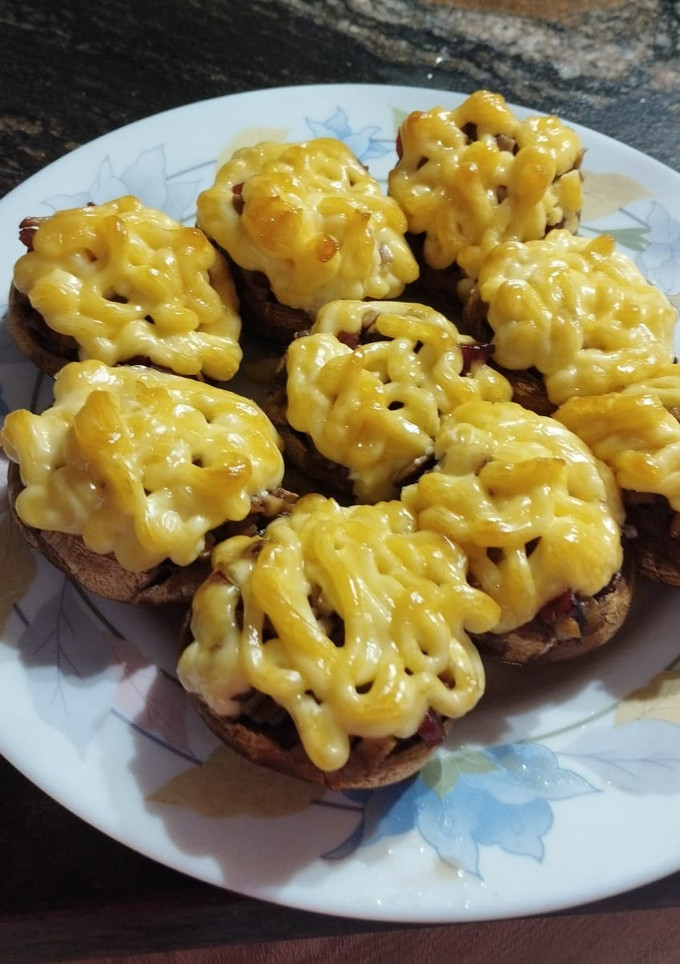 Una foto de Champiñones rellenos jamón