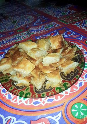 صورة لوصفة جلاش بالكنافة