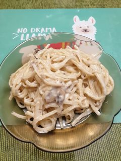 Una foto de Pasta al parmesano