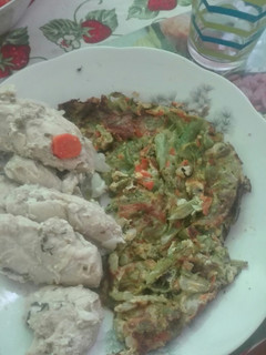 Una foto de Tortilla de porotos verdes