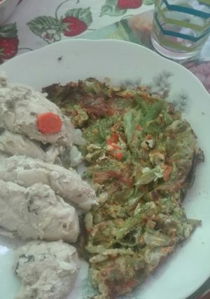 Una foto de Tortilla de porotos verdes