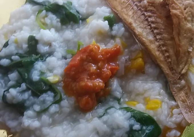 Cara Gampang Membuat 12. Bubur manado metode 5.30.7 yang Bikin Ngiler