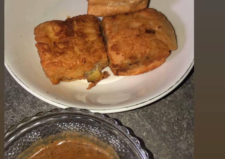 Langkah Mudah untuk Menyiapkan Tahu isi wortel kentang plus bumbu kacang, Bikin Ngiler