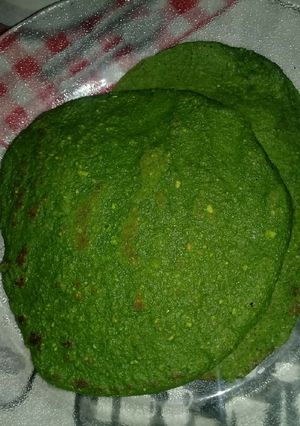 Una foto de Panqueque de acelga con avena sin harina