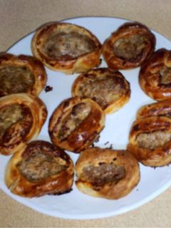 Una foto de Hojaldres rellenos de carne Thermomix