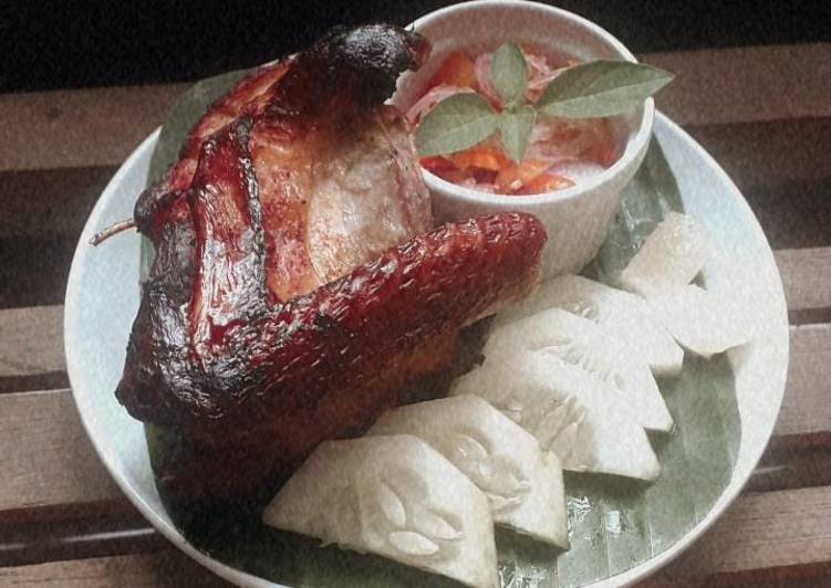 Resep masak Recook = Ayam Goreng Kalasan Sambel DabuDabu masakan harian