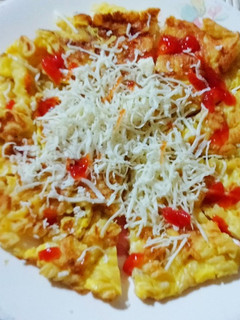 Foto resep Dadar telur makaroni