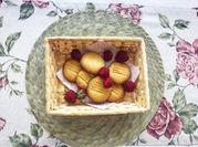 A picture of corn flour biscuits