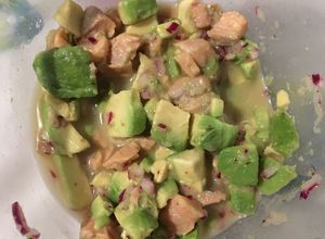 Foto de Ceviche clássico de salmão