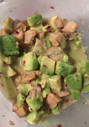 Foto de Ceviche clássico de salmão