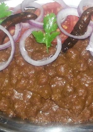 A picture of Chana Masala.